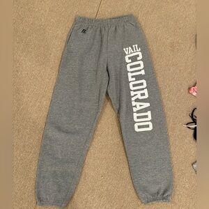 Vail Colorado Gray Sweatpants